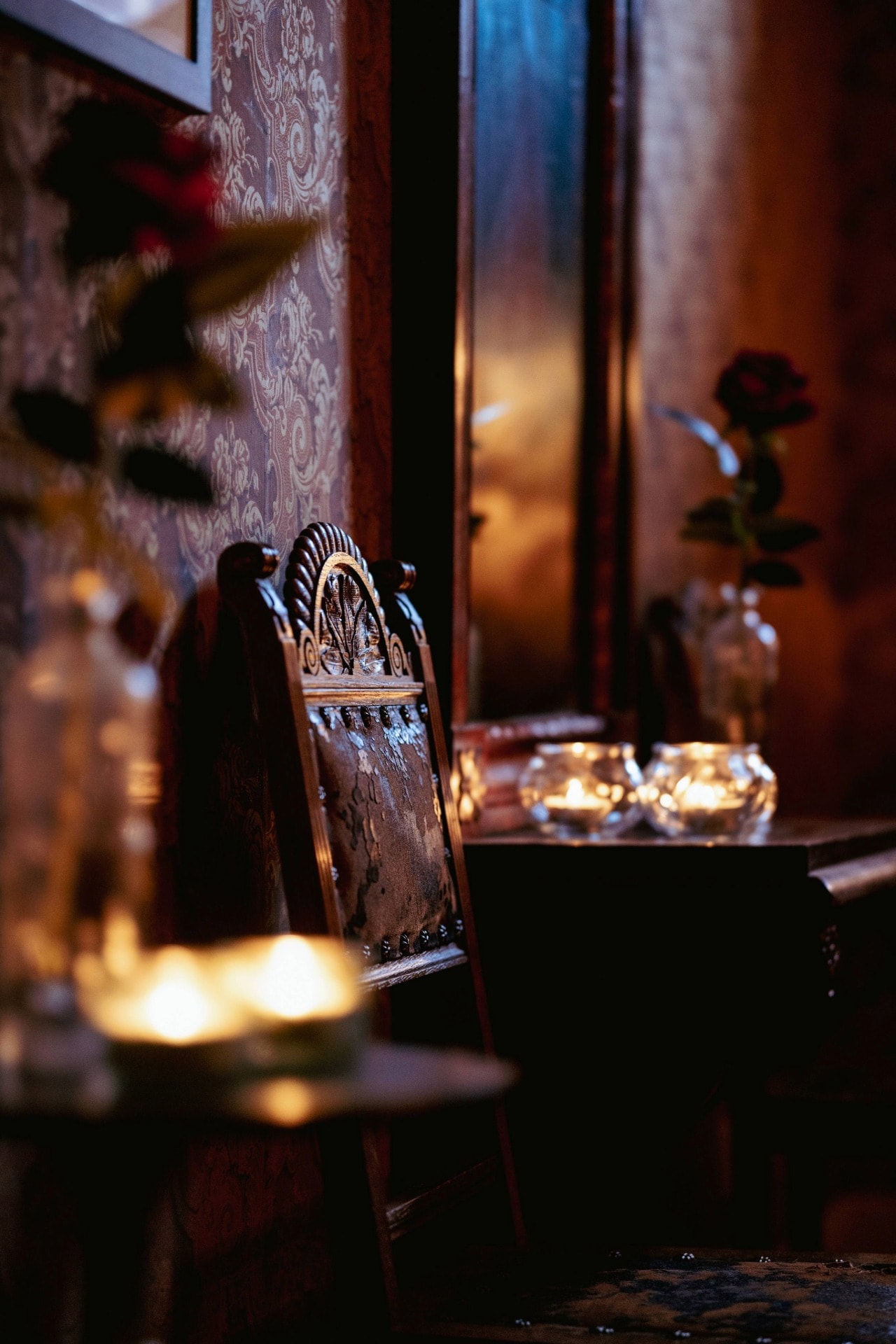 Anrika detaljer i Kungalogen på Cirkus